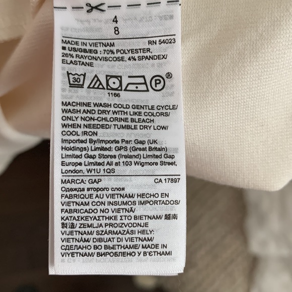 GAP womens dress with ruffle hem. - Picture 4 of 4